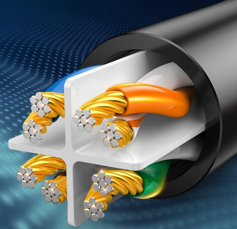 Inside structure of lan cable